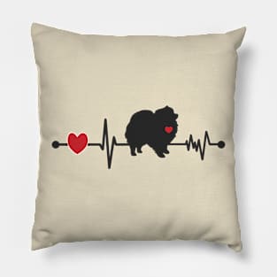 Pomeranians Make Your Heart Beat Pillow