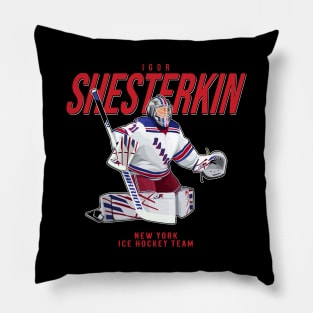 Igor Shesterkin #31 New York Hockey Team Pillow