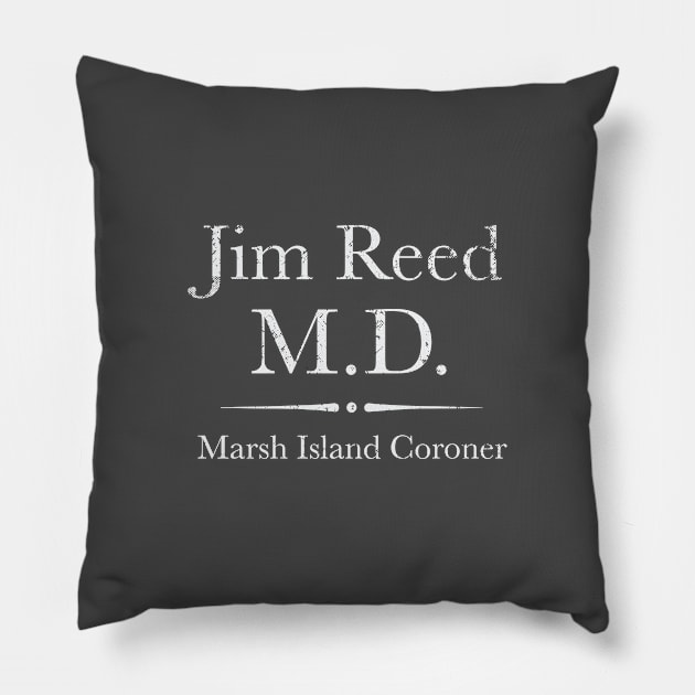 Jim Reed MD [Haunt of Fear - EC Comics] Pillow by Mid-World Merch