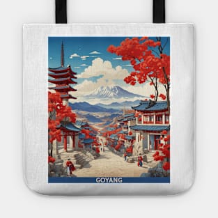 Goyang South Korea Travel Tourism Retro Vintage Tote