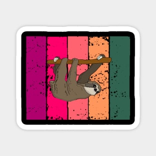 Colorful Sloth Magnet