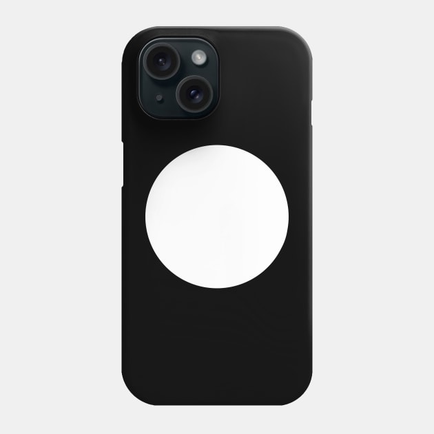 White circle Phone Case by jsdmyl