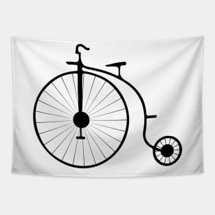 Vintage Classic High Wheel Bicycle Penny-farthing Tapestry