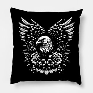 eagle tattoo design Pillow