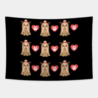 Shih Tzu dog lover cute pattern Tapestry