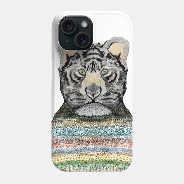 Tiger Knit Phone Case by msmart