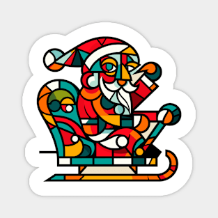 Portrait of Santa Claus Magnet