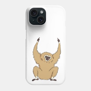 Two Fucks Gibbon Flip Off Phone Case