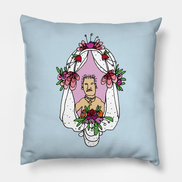 Handsome man Pillow by AdrianaStore