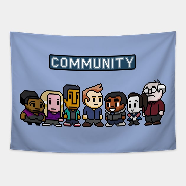 The Pixel Community Tapestry by RetroFreak