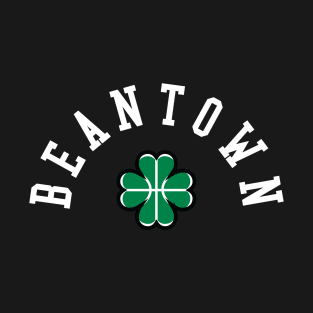 Boston Beantown Clover Basketball Fan T-Shirt: Show Your Pride for Boston & Hoops T-Shirt