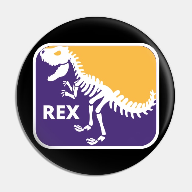 Fake NBA Logo TREX Pin by kimbo11