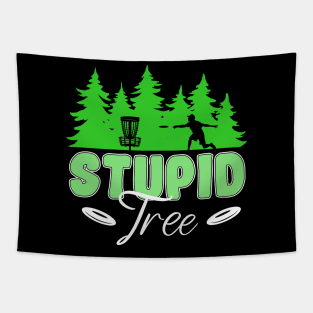 Stupid Tree Disc Golf Tapestry