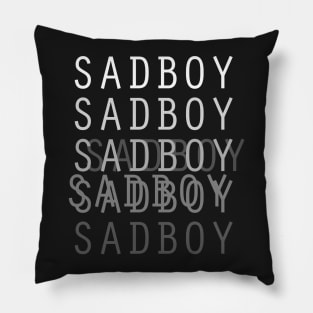 SADBOY - Aesthetic Vaporwave Pillow