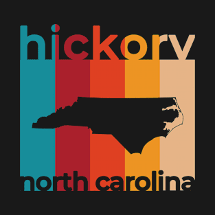 Hickory North Carolina Retro T-Shirt