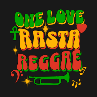 One Love Rasta Reggae T-Shirt