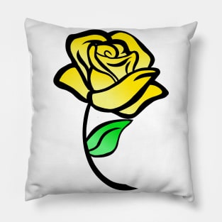 Yellow Rose Pillow