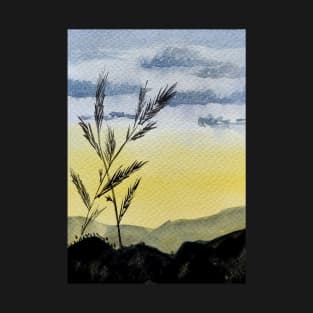 Simple lanscape in watercolours T-Shirt