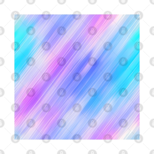 Pastel Gradient Cyan Sky - Abstract Geometric Pattern by Artilize