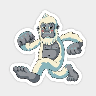 Funny Snowy Yeti Magnet