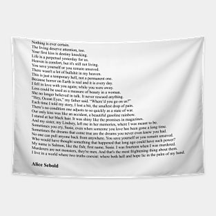 Alice Sebold Quotes Tapestry