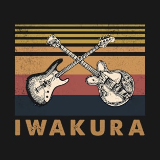 Retro Design Iwakura Proud Name Guitars Anime T-Shirt