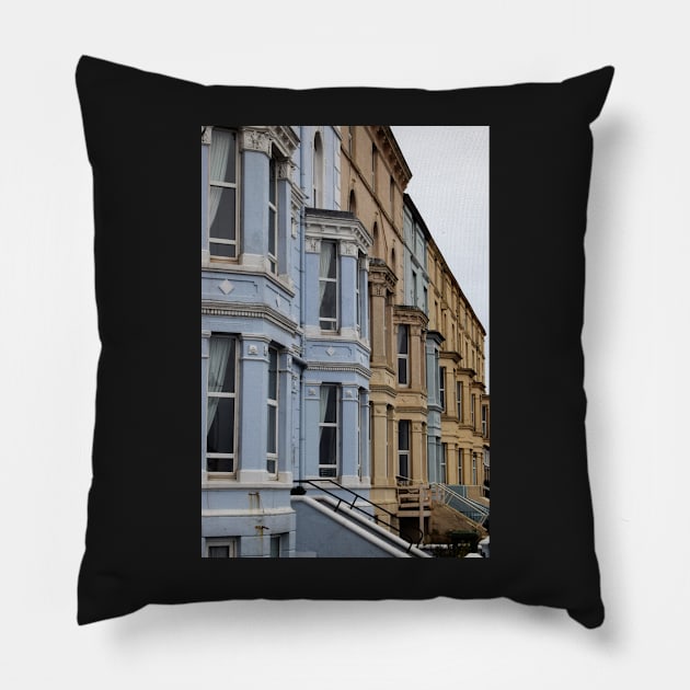 A view of Bridlington, England Pillow by golan22may