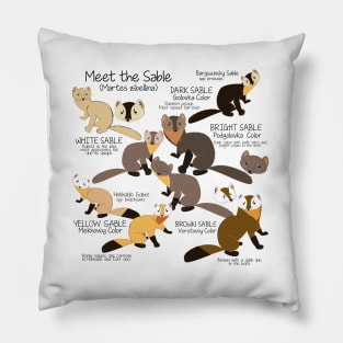 Meet the sable marten Pillow