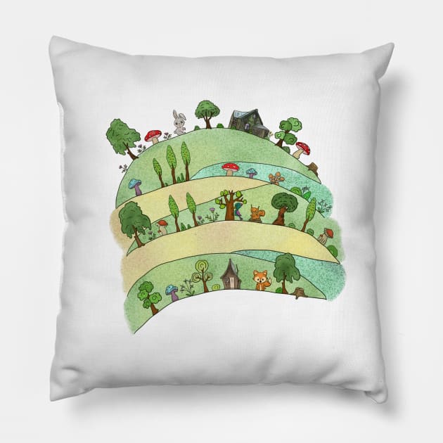 Waldland Pillow by Blumchen