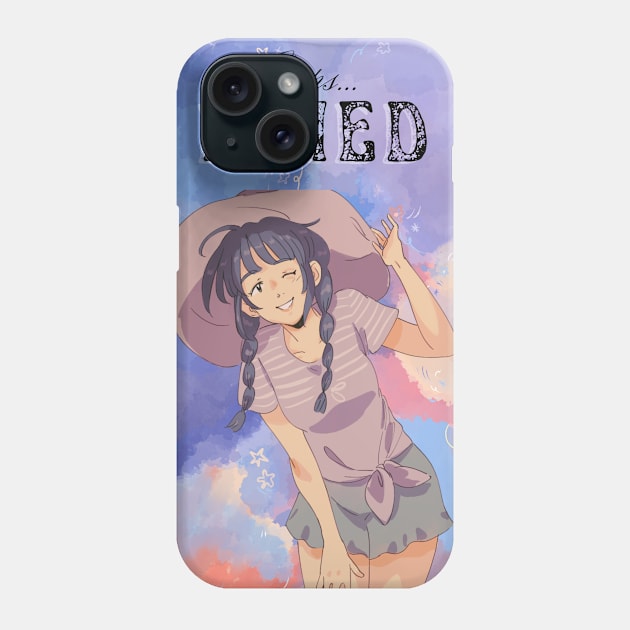 Beautiful Funny lady catching fun Phone Case by Exquisite Selfcare