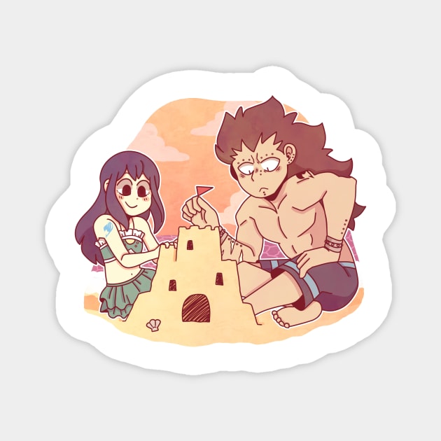 Gajeel and Wendy Magnet by Dragnoodles