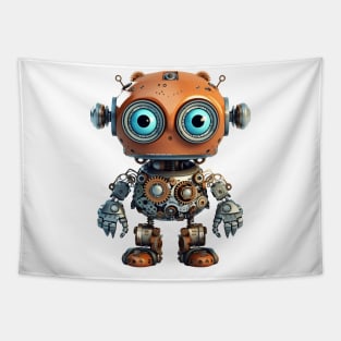 Cute Little Robot Tapestry
