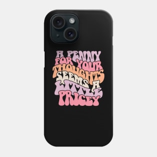 Funny Sarcastic design retro style Phone Case