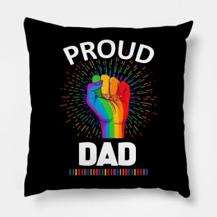 Proud Dad Gay Lgbt Pillow