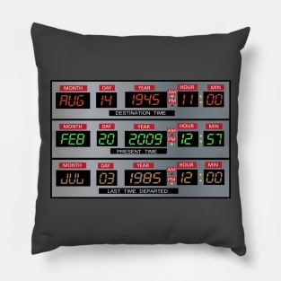 Time Circuits Pillow