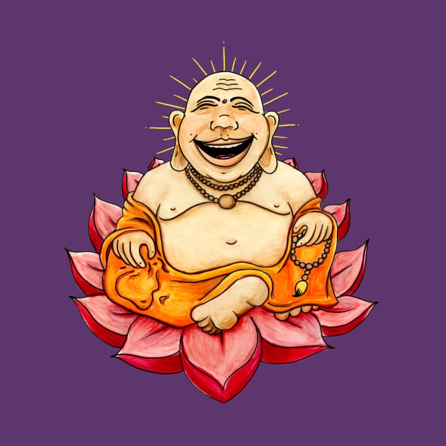 Laughing Buddha by redblackberries