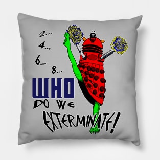 2-4-6-8,WHO do we exterminate - 2020 version - Red + White Border Pillow