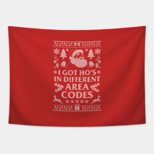 Ugly Sweater / Area Codes Tapestry