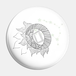 Zodiac sign Gemini Pin