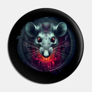 Mutant monster rat, dark fantasy art Pin
