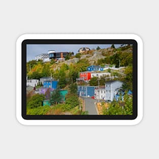 Colourful Houses, St. John's Newfoundland Magnet