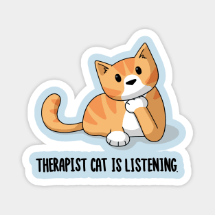 Therapist Cat Magnet