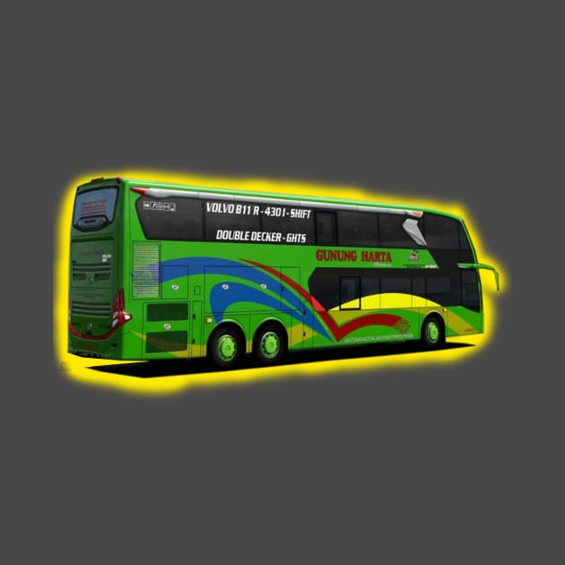 double decker bus by alvian