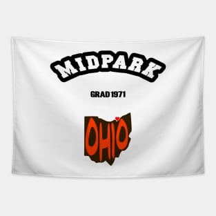 ☄️ Middleburg Hts Ohio Strong, Ohio Map, Grad 1971, City Pride Tapestry