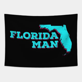 Retro Florida Man Tapestry