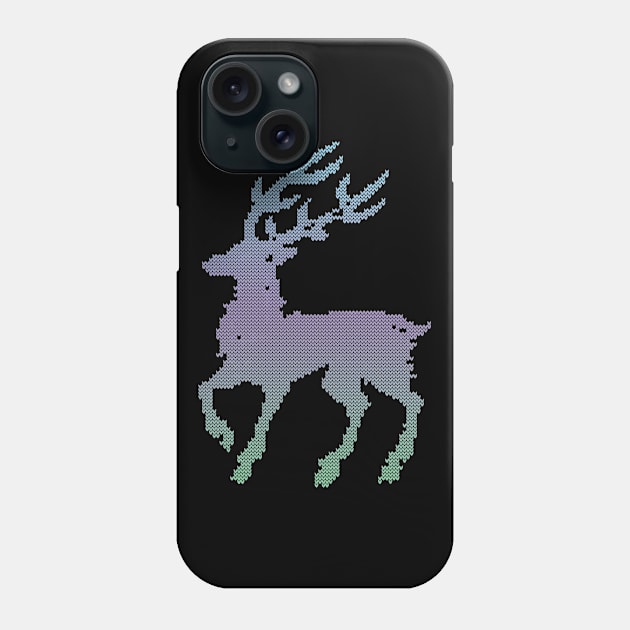 december deer ugly christmas Phone Case by crackdesign