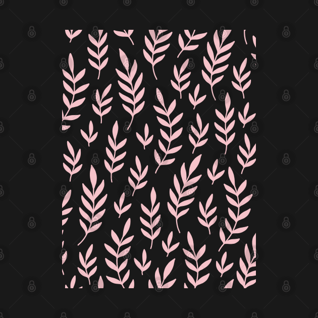 Terracotta Leaves Pattern by NatureGlow