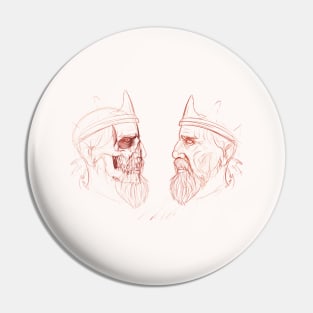 Shakespeare King Lear Sketch Pin