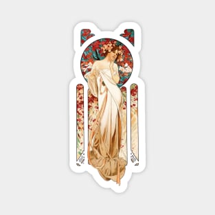 Art Nouveau Perfume Ad Magnet