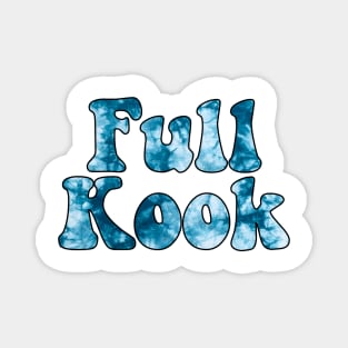 Tie Dye Blue Full Kook Magnet